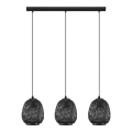 Eglo - Lampadario a sospensione con filo 3xE27/40W/230V