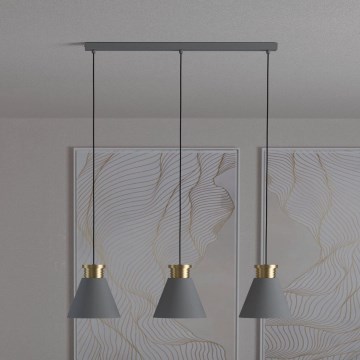 Eglo - Lampadario a sospensione con filo 3xE27/40W/230V