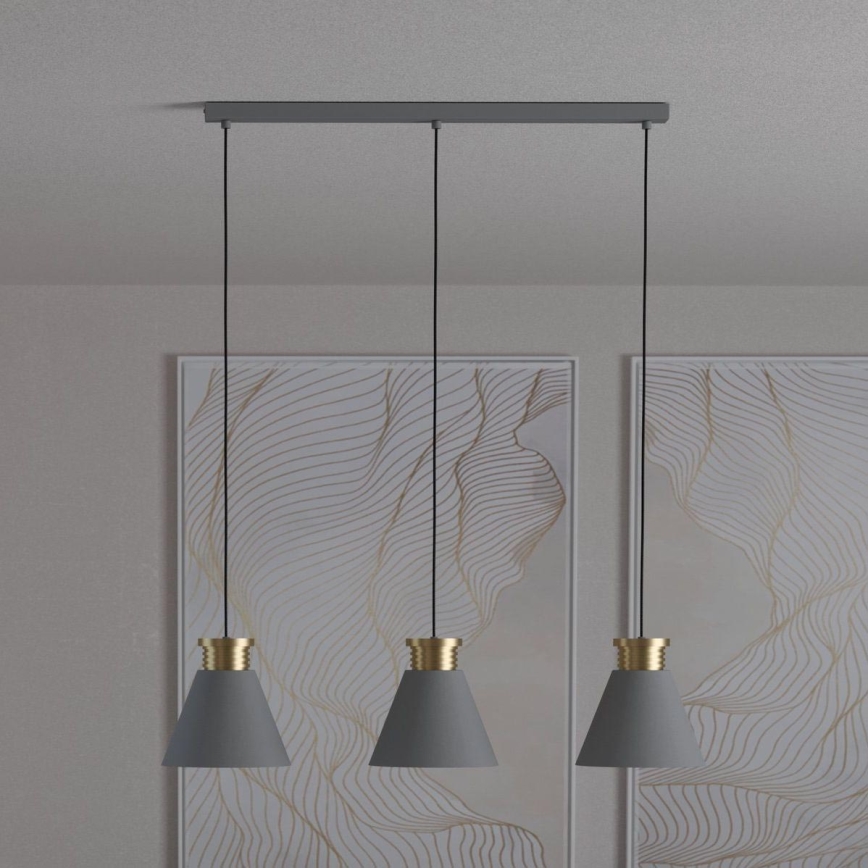 Eglo - Lampadario a sospensione con filo 3xE27/40W/230V
