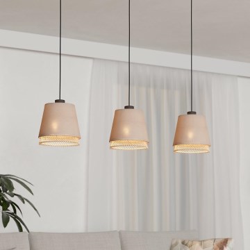 Eglo - Lampadario a sospensione con filo 3xE27/40W/230V