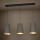 Eglo - Lampadario a sospensione con filo 3xE27/40W/230V marrone