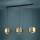 Eglo - Lampadario a sospensione con filo 3xE27/40W/230V oro