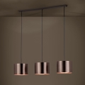 Eglo - Lampadario a sospensione con filo 3xE27/60W/230V rame