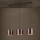 Eglo - Lampadario a sospensione con filo 3xE27/60W/230V rame