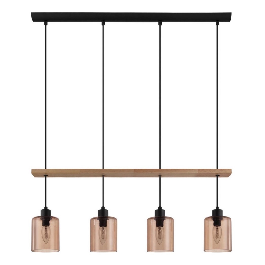 Eglo - Lampadario a sospensione con filo 4xE14/40W/230V