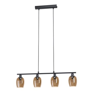 Eglo - Lampadario a sospensione con filo 4xE14/40W/230V