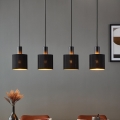 Eglo - Lampadario a sospensione con filo 4xE27/28W/230V