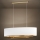 Eglo - Lampadario a sospensione con filo 4xE27/40W/230V bianco/oro