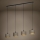 Eglo - Lampadario a sospensione con filo 4xE27/40W/230V marrone