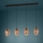 Eglo - Lampadario a sospensione con filo 4xE27/40W/230V marrone