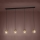 Eglo - Lampadario a sospensione con filo 4xE27/40W/230V oro