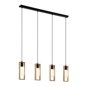 Eglo - Lampadario a sospensione con filo 4xE27/60W/230V