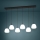 Eglo - Lampadario a sospensione con filo 6xE27/40W/230V nero