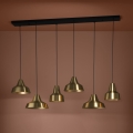 Eglo - Lampadario a sospensione con filo 6xE27/40W/230V oro
