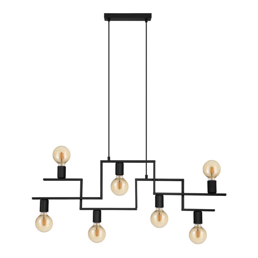Eglo - Lampadario a sospensione con filo 7xE27/60W/230V