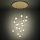 Eglo - Lampadario a sospensione con filo LED dimmerabile 17xLED/3W/230V 3000K diametro 78 cm oro