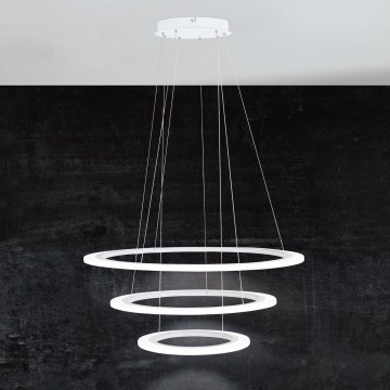 Eglo - Lampadario a sospensione con filo LED dimmerabile 1xLED/45W/230V + 1xLED/33W + 1xLED/19,5W