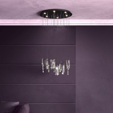Eglo - Lampadario a sospensione con filo LED dimmerabile 6xLED/4,2W/230V 3000K limpido