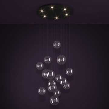 Eglo - Lampadario a sospensione con filo LED dimmerabile 6xLED/4,2W/230V 3000K limpido