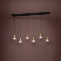 Eglo - Lampadario a sospensione con filo LED dimmerabile 6xLED/5,4W/230V 3000K oro