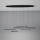 Eglo - Lampadario a sospensione con filo LED dimmerabile 6xLED/8,4W/230V 3000K nero