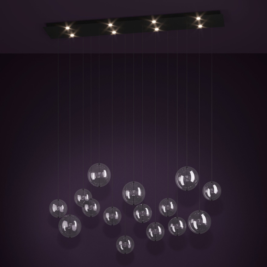 Eglo - Lampadario a sospensione con filo LED dimmerabile 8xLED/4,2W/230V 3000K limpido