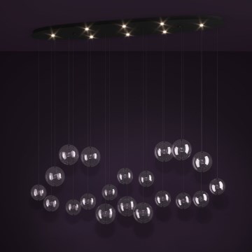 Eglo - Lampadario a sospensione con filo LED dimmerabile 8xLED/4,2W/230V 3000K limpido