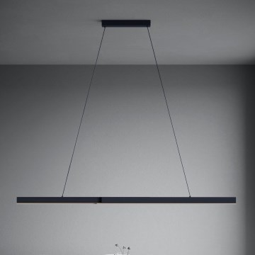 Eglo - Lampadario a sospensione con filo LED dimmerabile LED/20W/230V 3000K nero