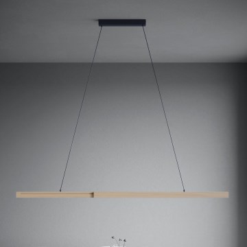 Eglo - Lampadario a sospensione con filo LED dimmerabile LED/21W/230V 3000K marrone