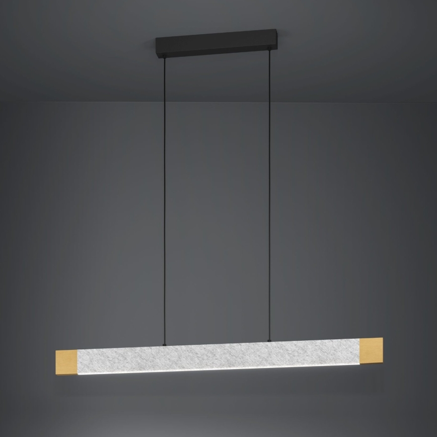 Eglo - Lampadario a sospensione con filo LED dimmerabile LED/22,2W/230V 3000K marrone/grigio