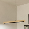 Eglo - Lampadario a sospensione con filo LED dimmerabile LED/25,5W/230V 3000K nero/beige