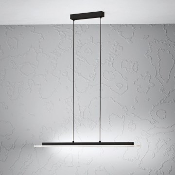 Eglo - Lampadario a sospensione con filo LED dimmerabile LED/57,5W/230V 3000K nero + telecomando