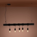 Eglo - Lampadario a sospensione con filo TOWNSHEND 5xE27/40W/230V nero