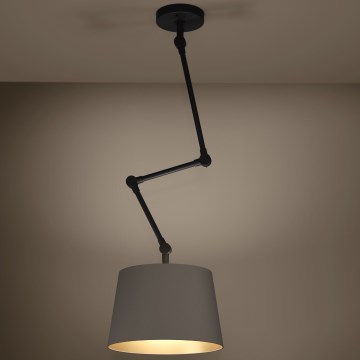 Eglo - Lampadario a sospensione con supporto rigido 1xE27/40W/230V marrone