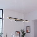 Eglo - Lampadario a sospensione dimmerabile con cavo 2xLED/13W/230V + LED/16W nero/beige