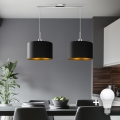 Eglo - Lampadario a sospensione LED su cavo TUNJA 2xE27/60W/230V nero