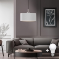 Eglo - Lampadario a sospensione LED TUNJA 1xE27/60W/230V bianco
