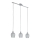 Eglo - Lampadario di cristallo 3xE27/60W/230V