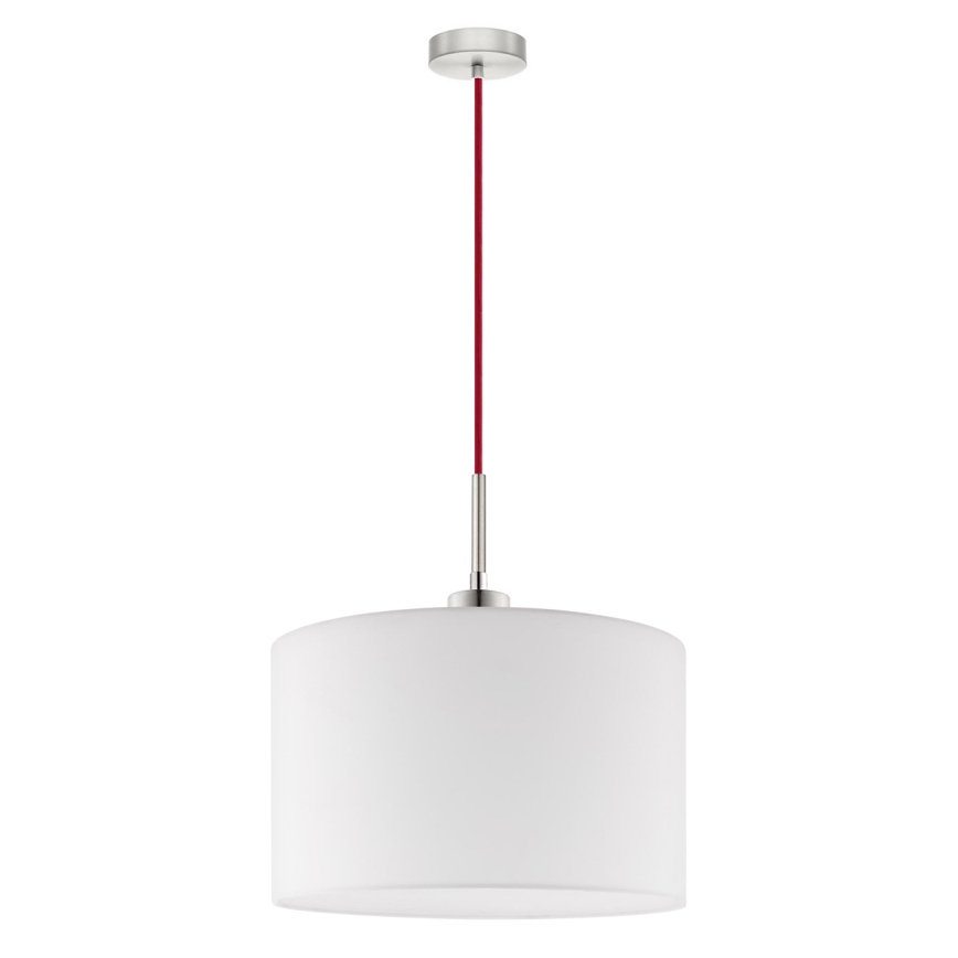 Eglo - Lampadario a sospensione LED TUNJA 1xE27/60W/230V bianco