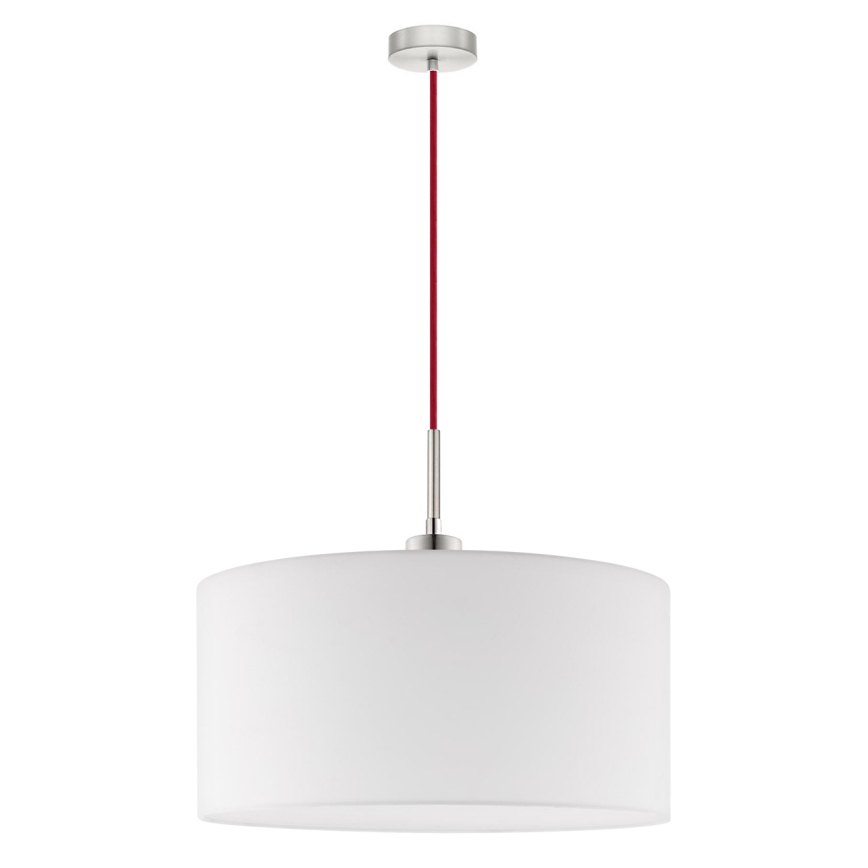 Eglo - Lampadario a sospensione LED TUNJA 1xE27/60W/230V bianco
