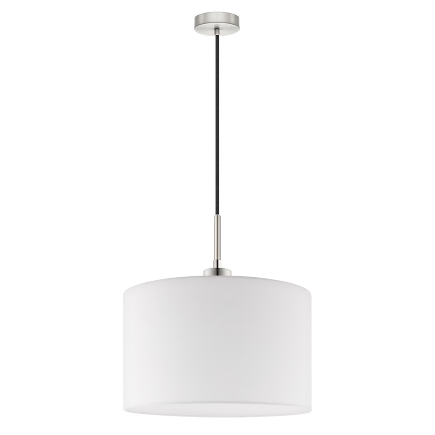 Eglo - Lampadario a sospensione LED TUNJA 1xE27/60W/230V bianco