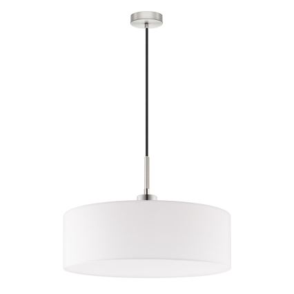Eglo - Lampadario a sospensione LED TUNJA 1xE27/60W/230V bianco