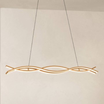 Eglo - Lampadario LED a sospensione con cavo LED/35W/230V beige