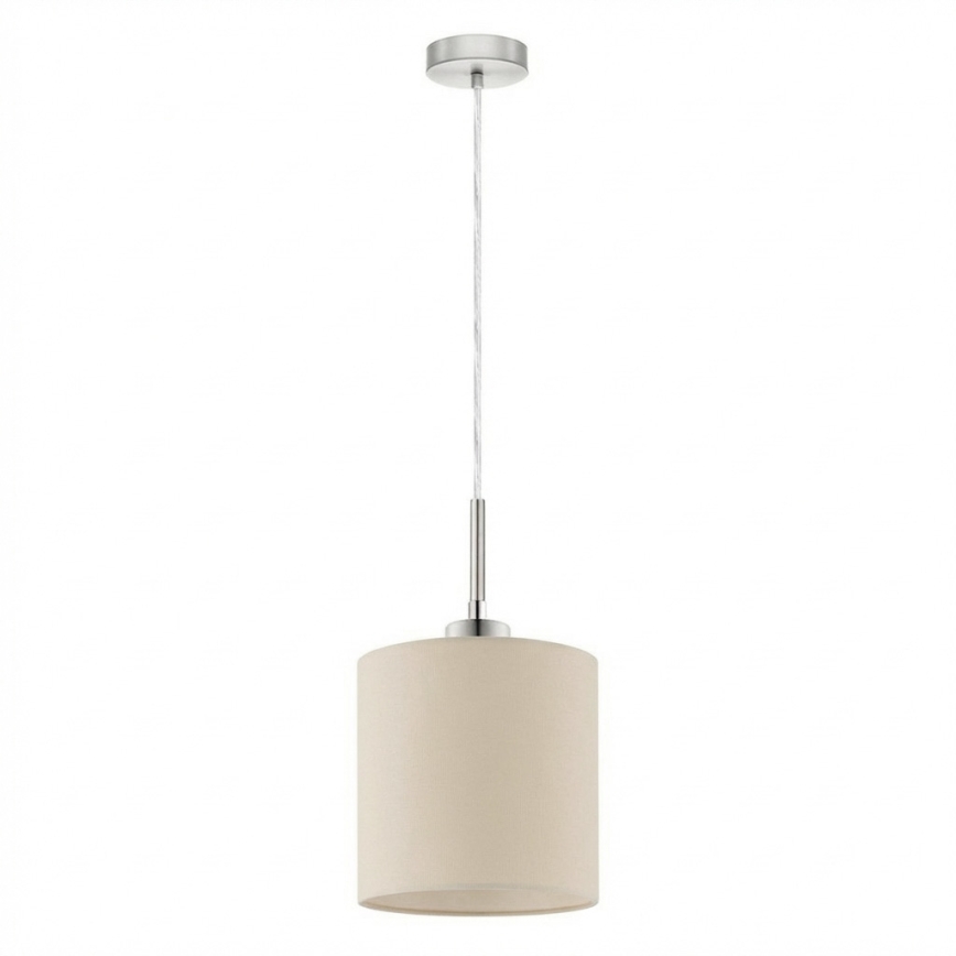 Eglo - Lampadario LED a sospensione con cavo TUNJA 1xE27/60W/230V colore crema