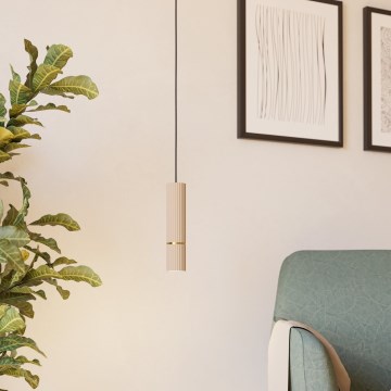 Eglo - Lampadario LED a sospensione con filo 1xGU10/5W/230V 3000K beige