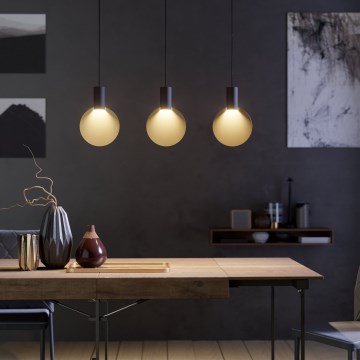 Eglo - Lampadario LED a sospensione con filo 3xGU10/4,5W/230V 3000K