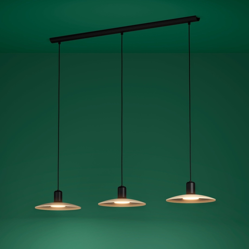 Eglo - Lampadario LED a sospensione con filo 3xGU10/4,6W/230V 3000K