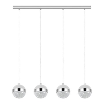 Eglo - Lampadario LED a sospensione con filo 4xG9/3W/230V