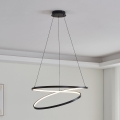 Eglo - Lampadario LED a sospensione con filo LED/42W/230V 3000K nero