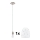 Eglo - Lampadario LED a sospensione con filo MY CHOICE 1xE14/4W/230V  cromo opaco/bianco